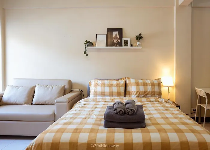 204hideaway-local With Street Food Only 15 Min Walk To Skytrain *